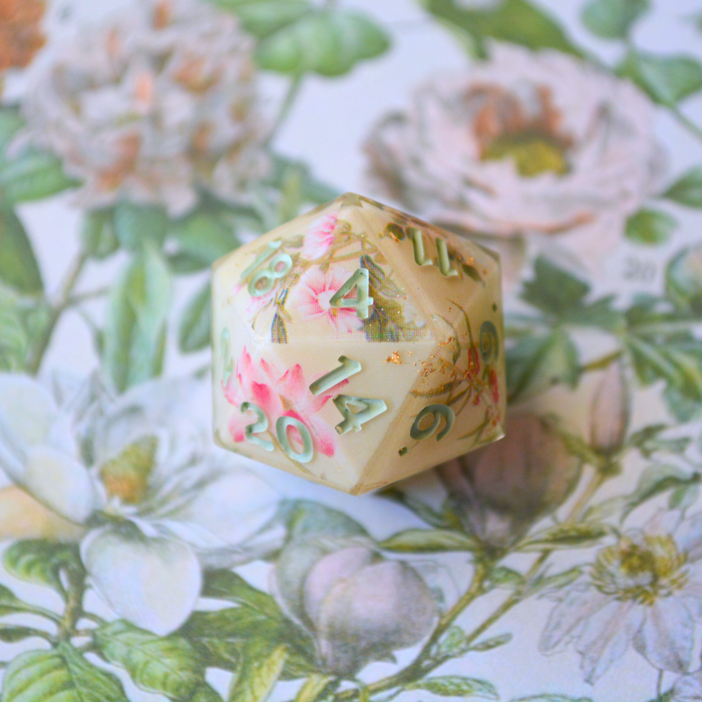 Floral d20s (3 Designs)