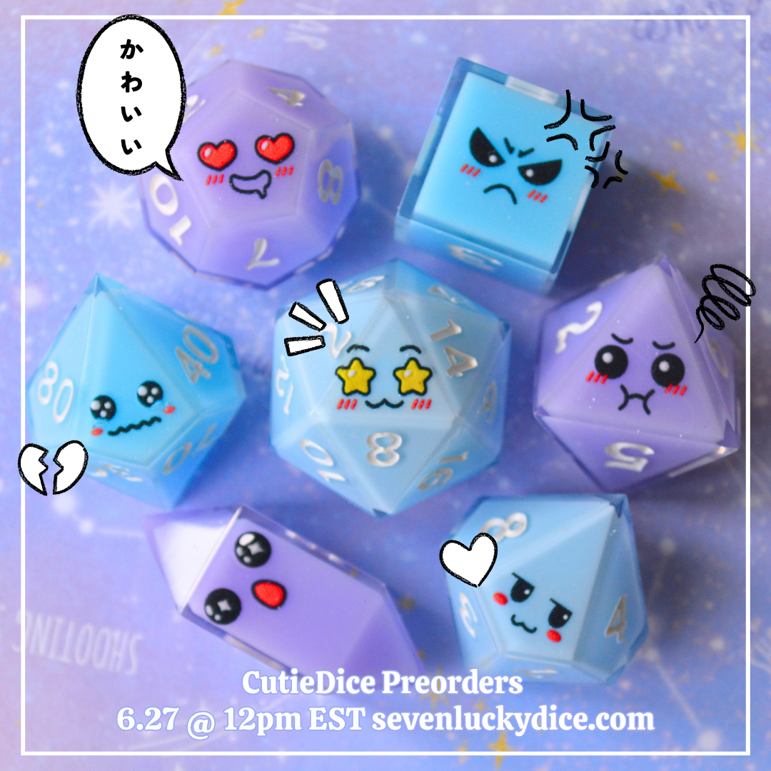 CutieDice Preorders