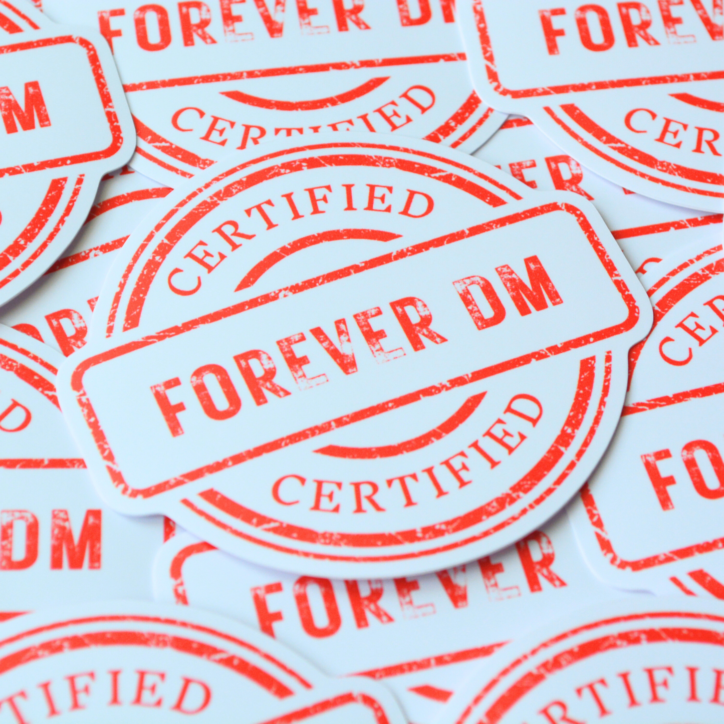 Certified Player Stamp Stickers