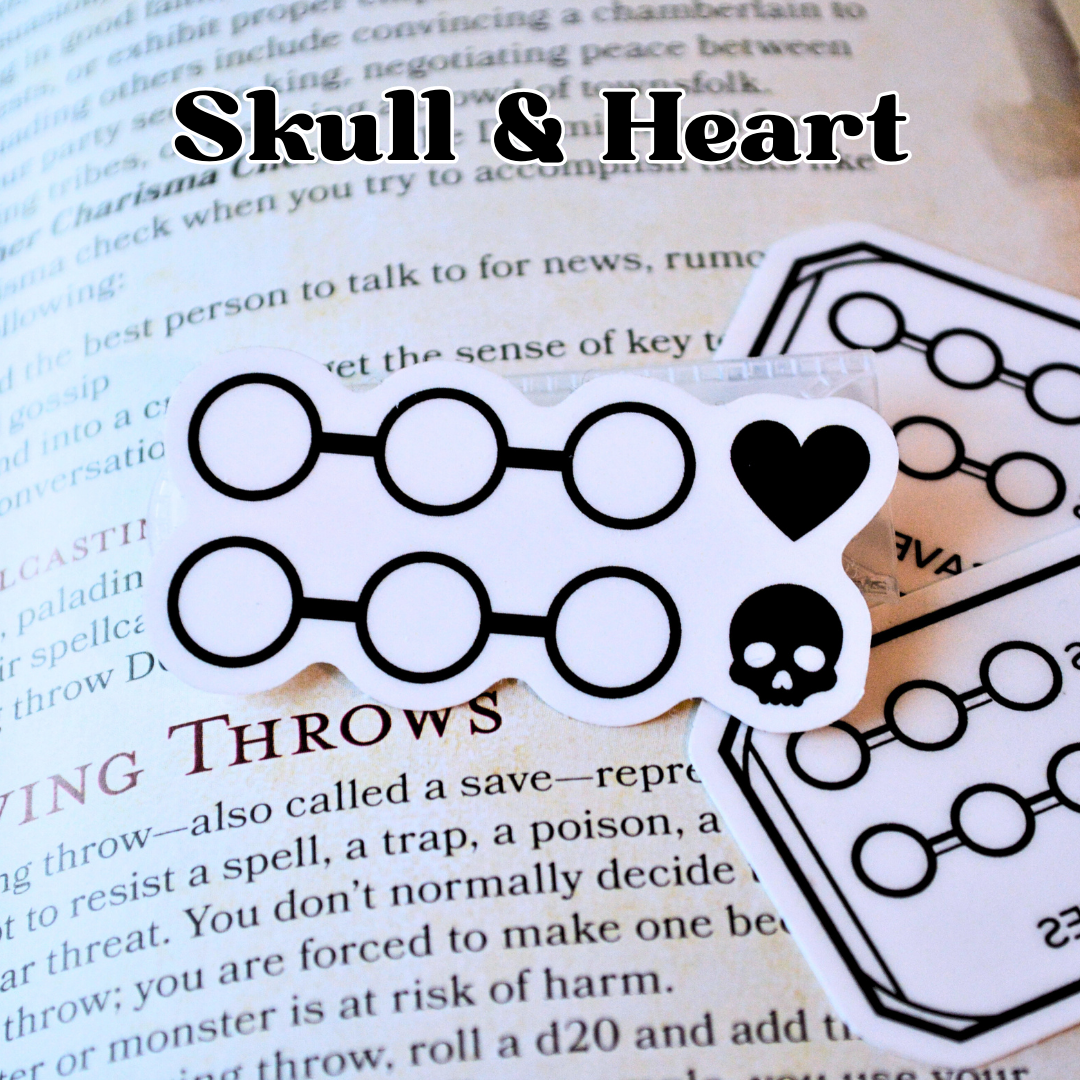 Death Save Temporary Tattoos