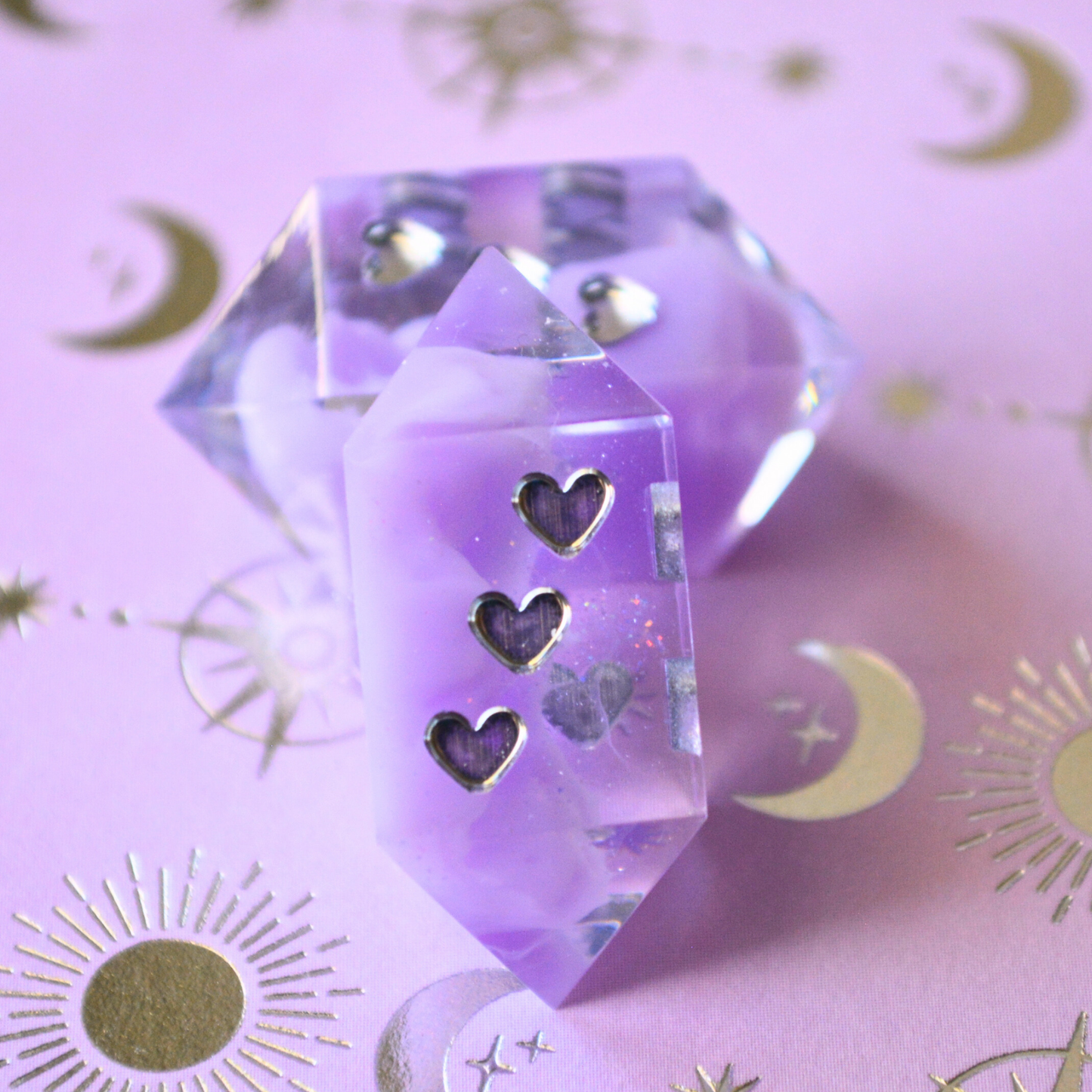 Lavender Lovers d4 Pair