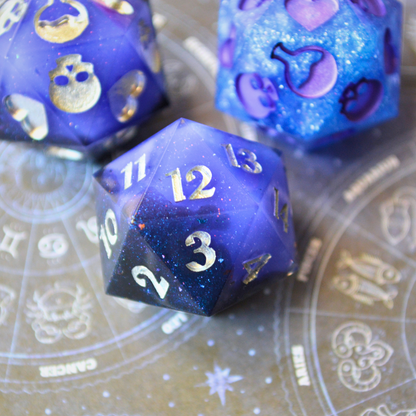 Spin Down and Death Save d20s (3 Designs)