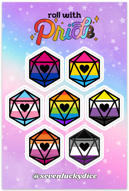 Roll with Pride Sticker Sheet