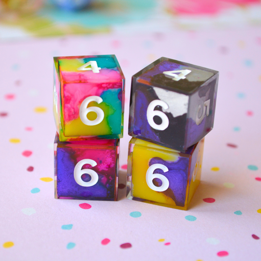 Watercolor Pride d6 Set