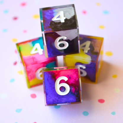 Watercolor Pride d6 Set