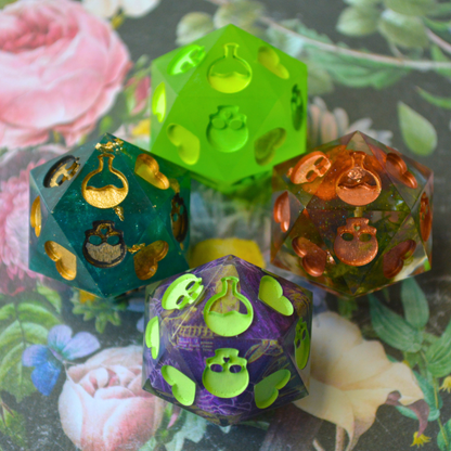 Death Save d20s (4 Designs)