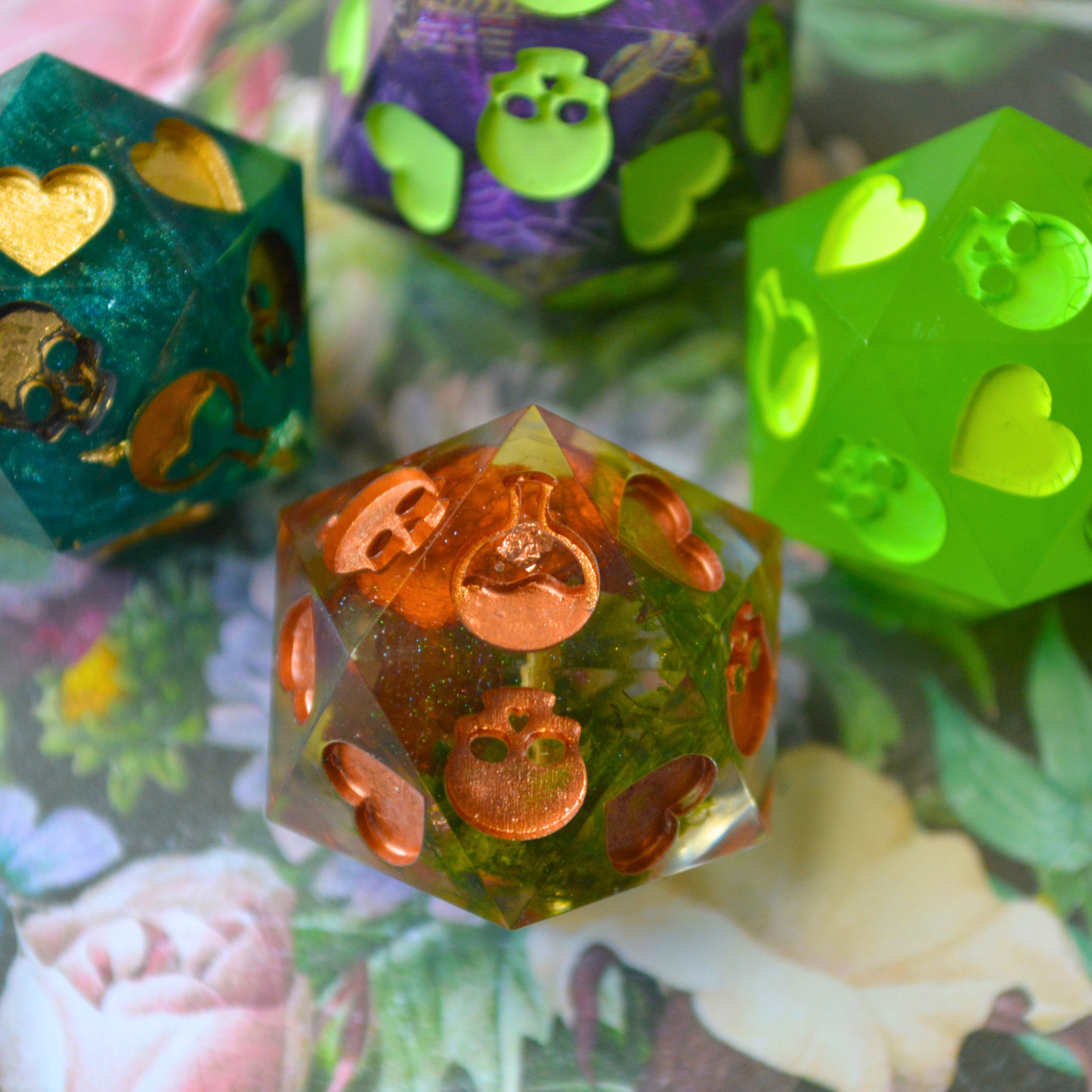 Death Save d20s (4 Designs)