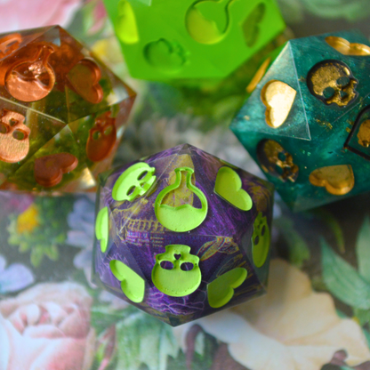 Death Save d20s (4 Designs)