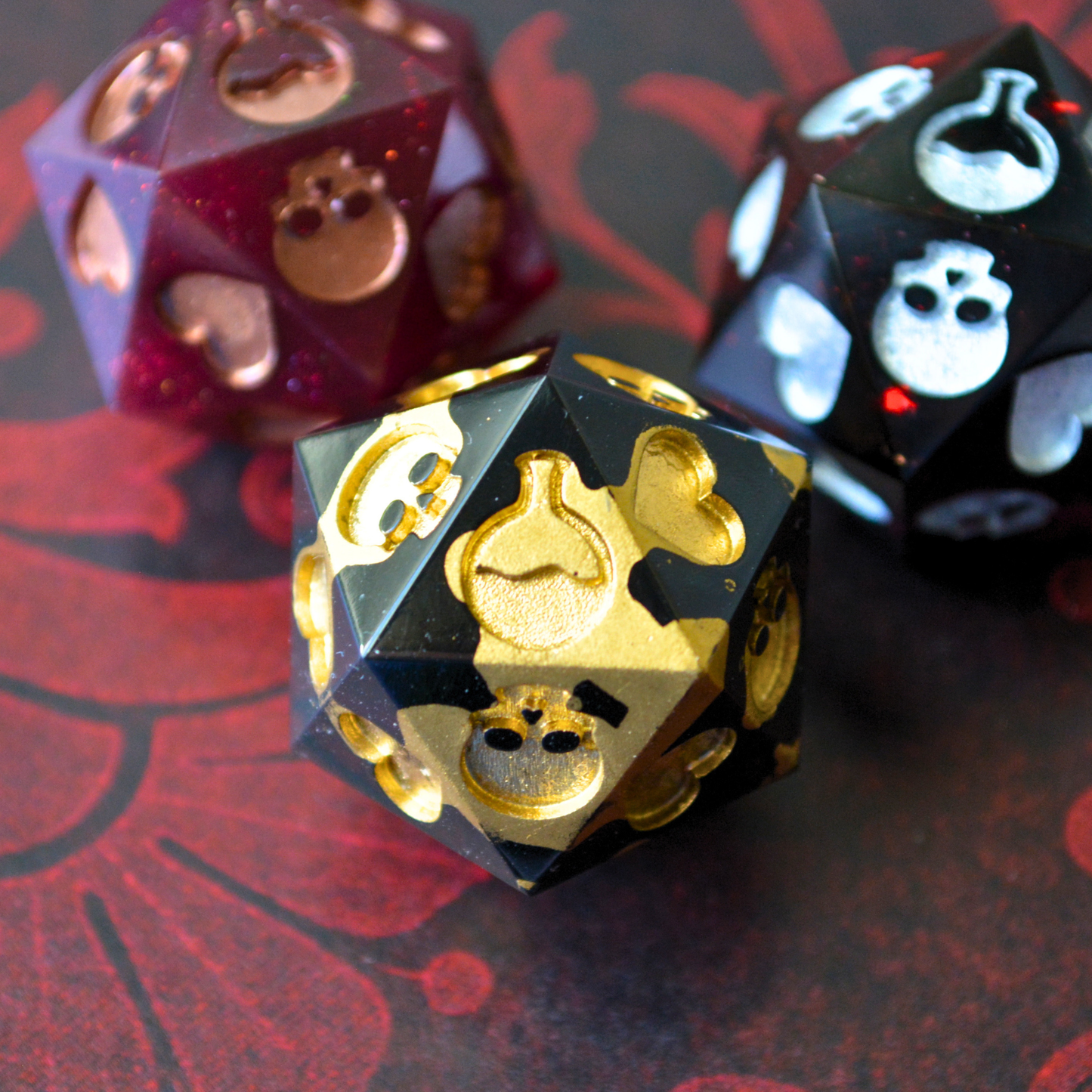 Death Save d20s (3 Designs)