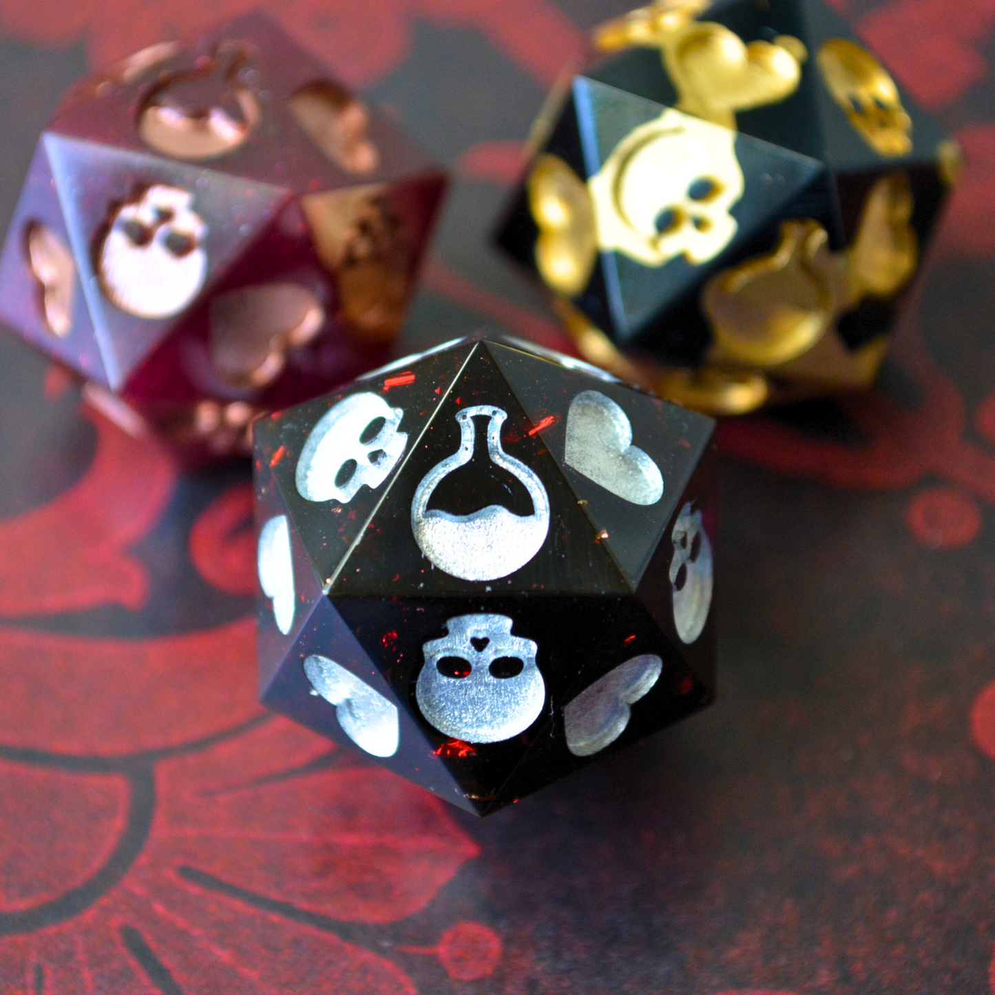 Death Save d20s (3 Designs)