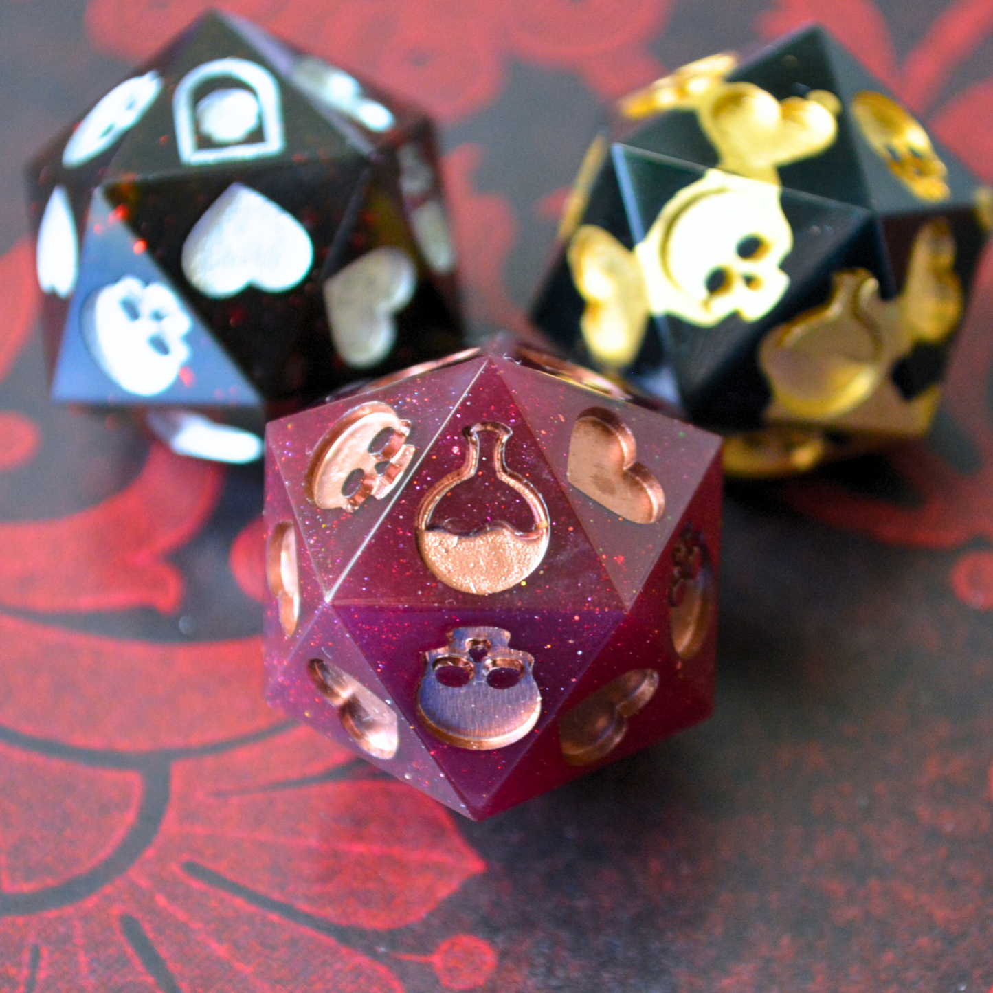 Death Save d20s (3 Designs)