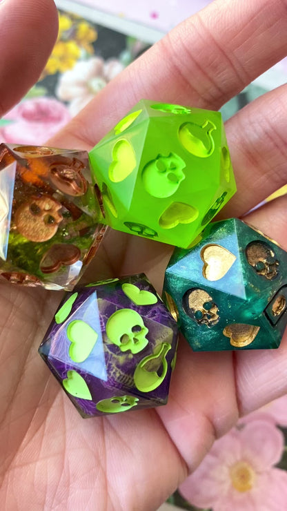 Death Save d20s (4 Designs)