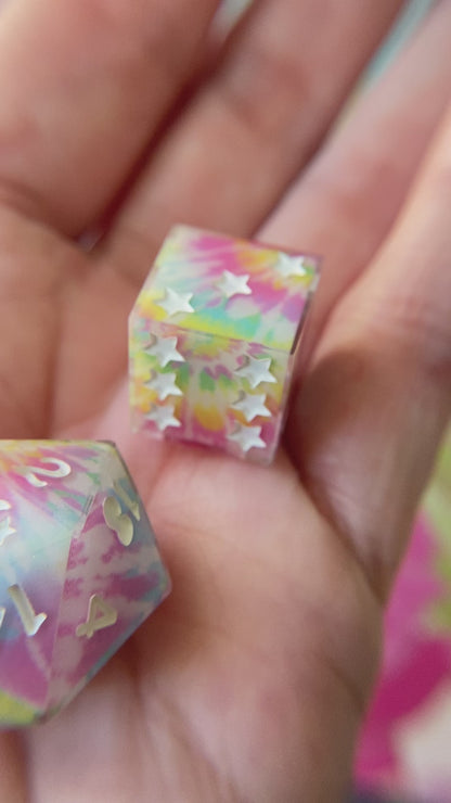 Pride-Dye d20/d6 Pair