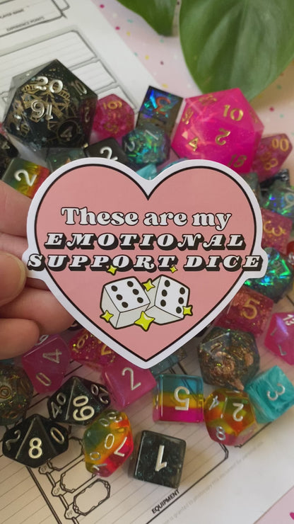 Emotional Support Dice